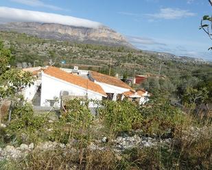 Exterior view of House or chalet for sale in Gata de Gorgos  with Air Conditioner, Private garden and Terrace