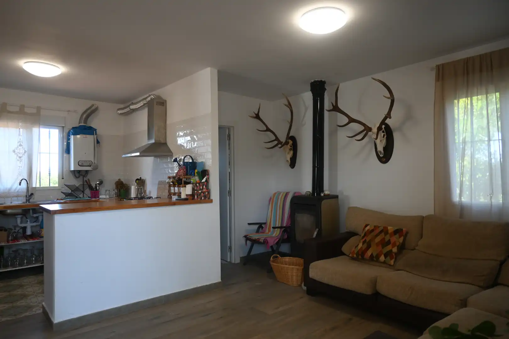 Sala d'estar de Casa o xalet en venda en Betxí amb Jardí privat, Terrassa i Piscina