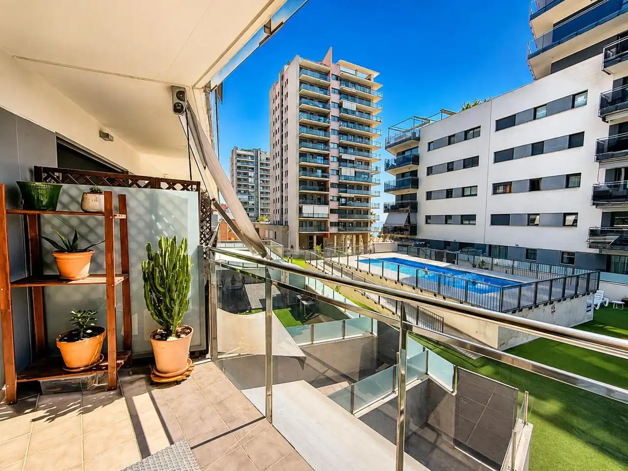 Terrasse von Wohnung zum Verkauf in Badalona mit Klimaanlage, Heizung und Terrasse