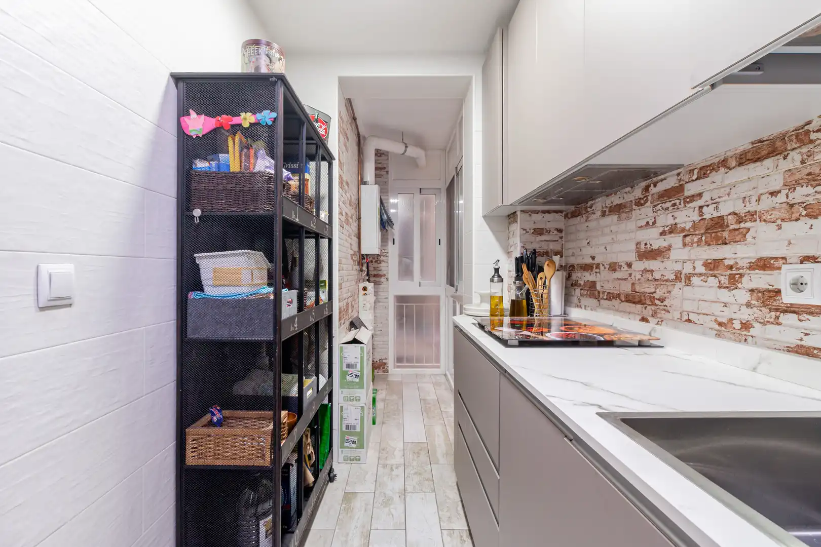Kitchen of Flat for sale in Madrid  with Heating