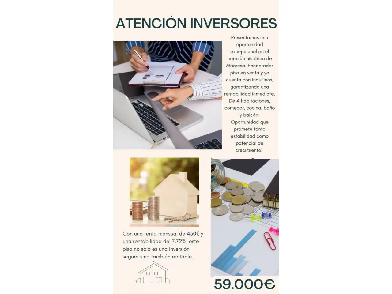 Flat for sale in Manresa  with Air Conditioner, Heating and Storage room