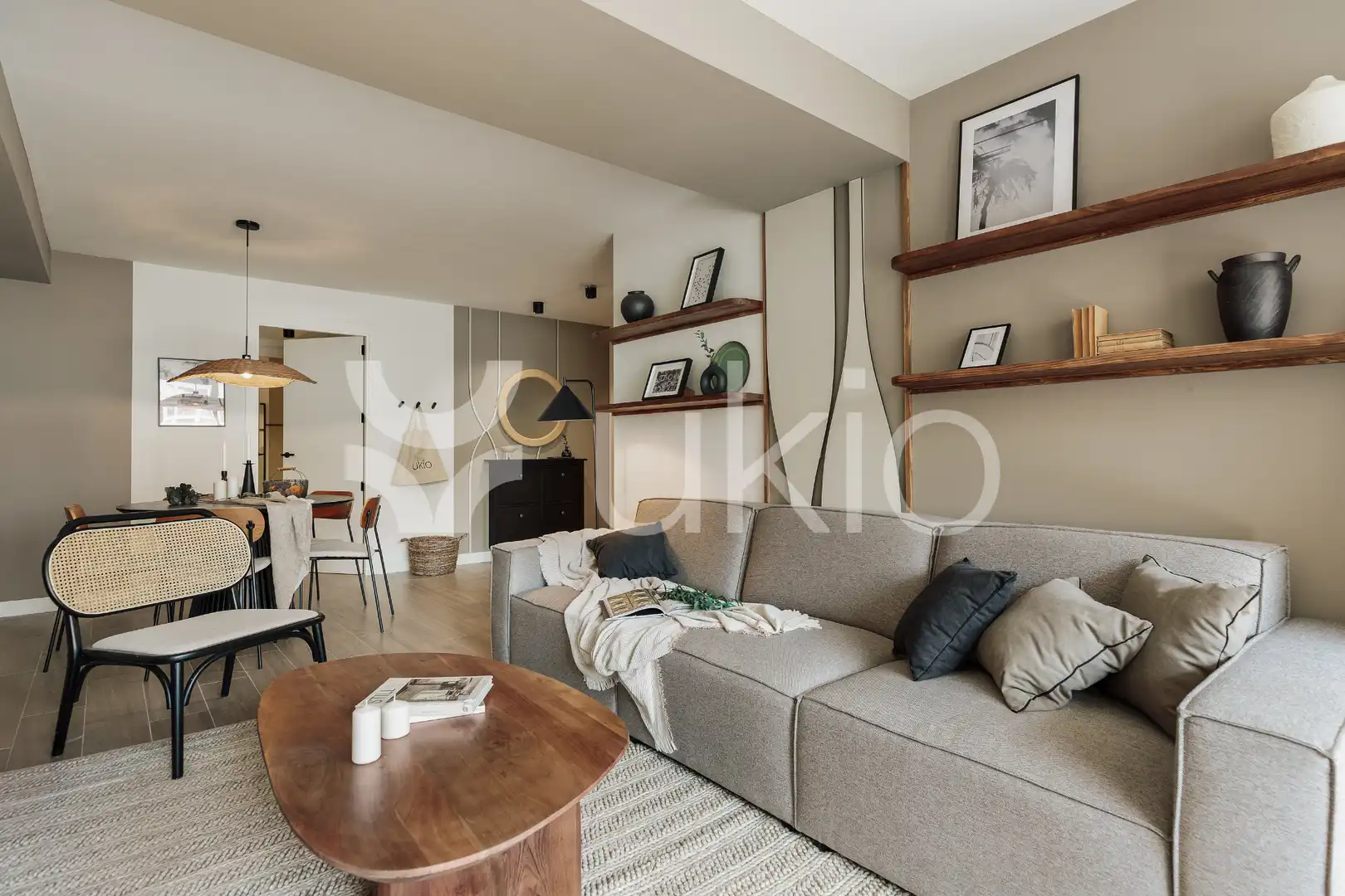 Wohnzimmer von Wohnungen zur Miete in Barcelona mit Klimaanlage, Heizung und Möbliert
