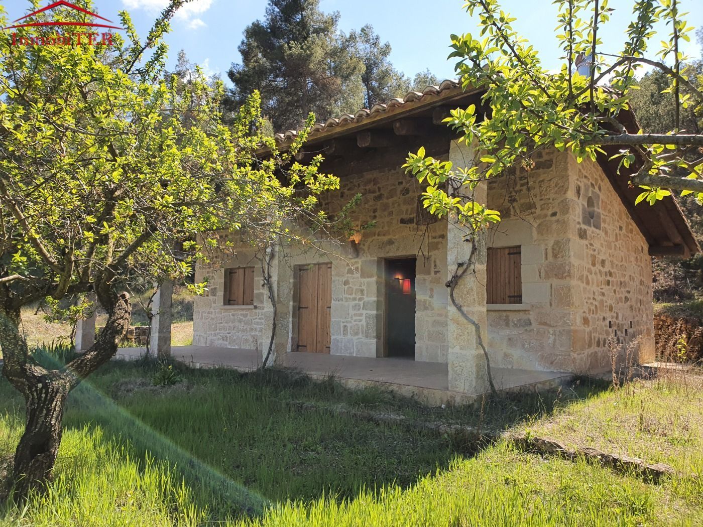 Exterior view of House or chalet for sale in Monroyo  with Heating and Terrace