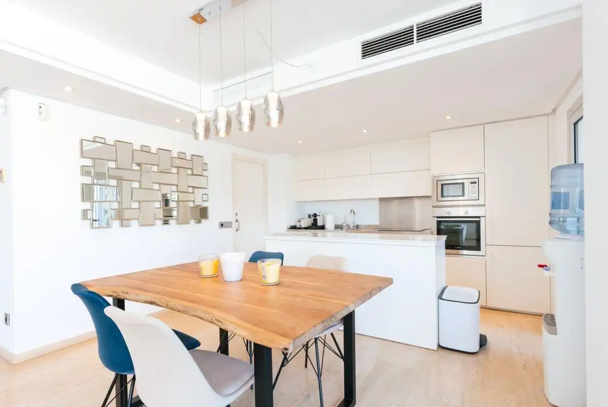 Küche von Maisonette zum Verkauf in Eivissa mit Klimaanlage, Heizung und Terrasse