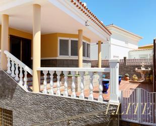 Exterior view of House or chalet for sale in San Bartolomé de Tirajana  with Private garden, Terrace and Storage room