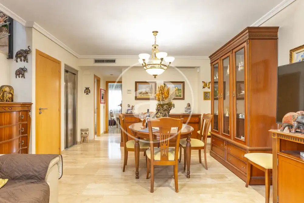 Dining room of Detached homes for sale in Castellón de la Plana / Castelló de la Plana  with Air Conditioner, Heating and Terrace