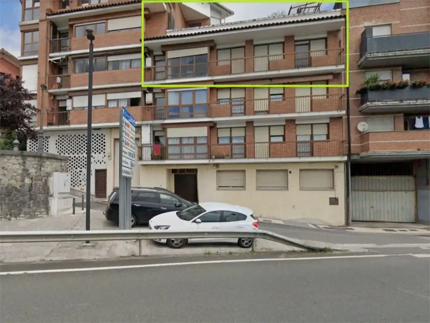 Vista exterior de Pis en venda en Zumarraga amb Balcó