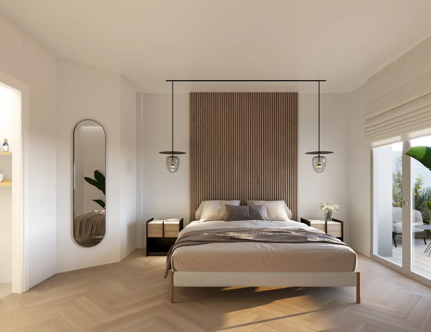 Schlafzimmer von Wohnung zum Verkauf in Donostia - San Sebastián  mit Heizung, Terrasse und Ofen