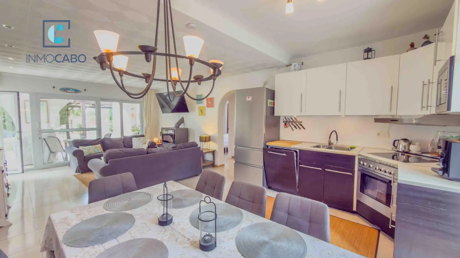 Comedor de Casa o chalet en venta en La Manga del Mar Menor con Aire acondicionado, Jardín privado y Piscina