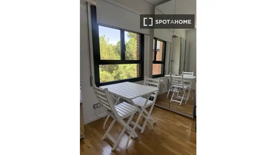 Bedroom of Flat for rent in Madrid  with Air Conditioner, Heating and Furnished