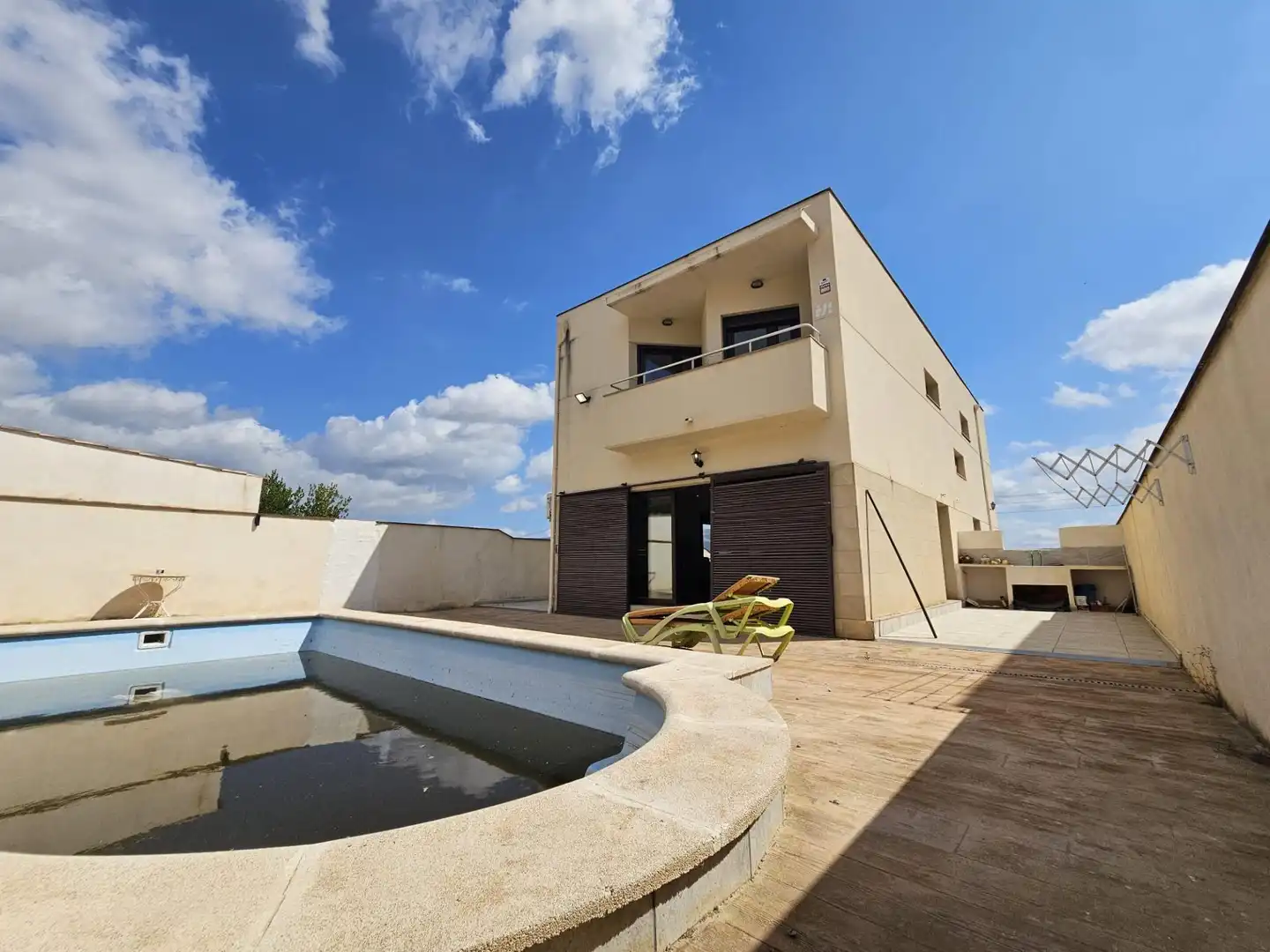 Exterior view of Houses for sale in Campo de Mirra / El Camp de Mirra  with Private garden, Terrace and Swimming Pool