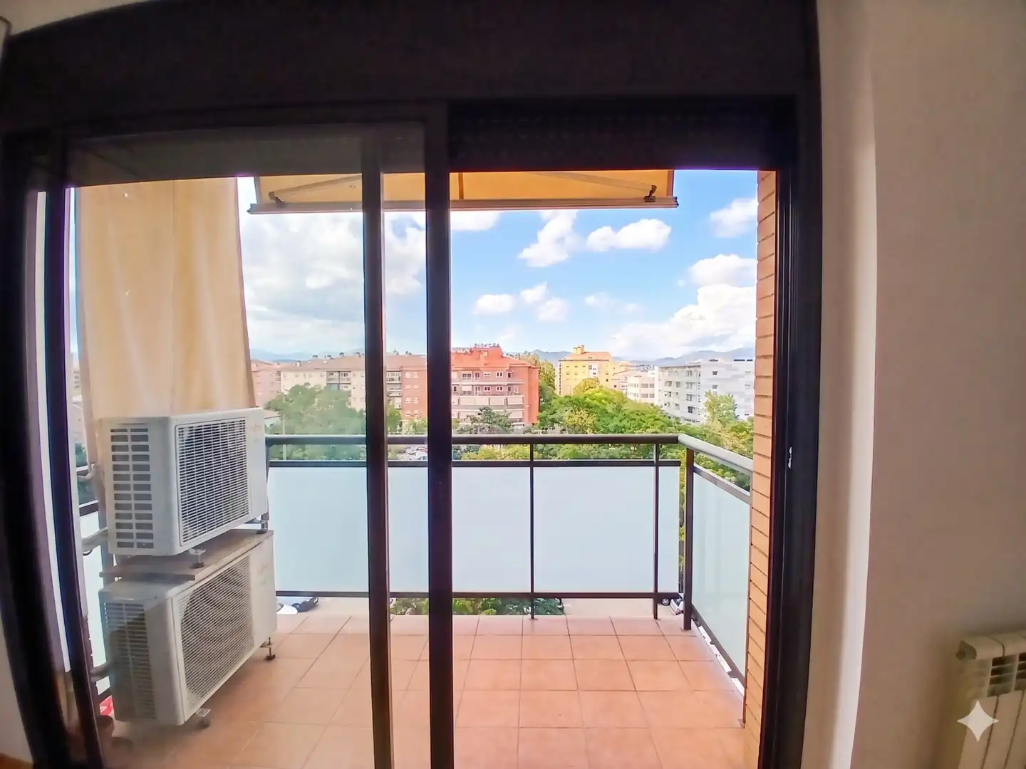 Terrasse von Wohnung zum Verkauf in Girona mit Klimaanlage, Heizung und Balkon