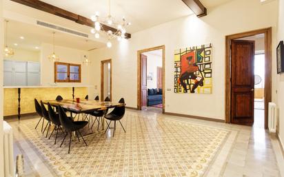 Menjador de Apartament en venda en  Barcelona Capital amb Aire condicionat, Calefacció i Parquet