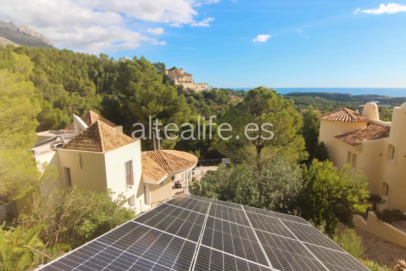 Vista exterior de Casa o chalet en venta en Altea con Aire acondicionado, Calefacción y Jardín privado