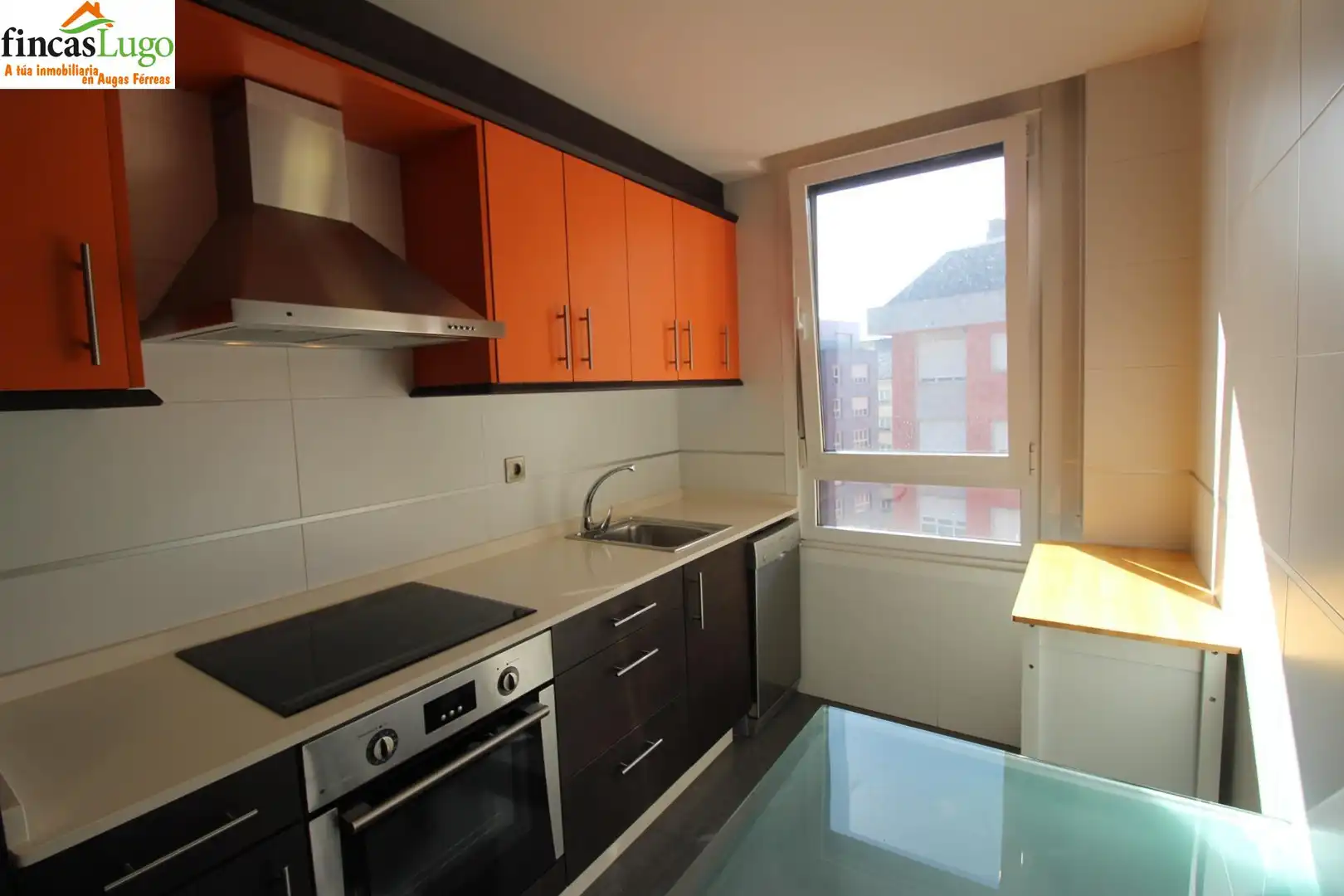 Kitchen of Flat for rent in Lugo  with Heating and Furnished