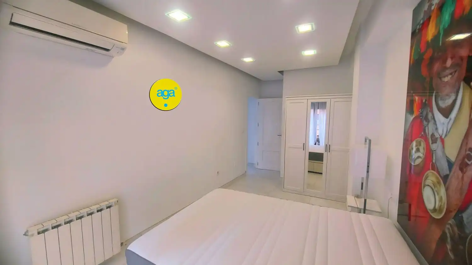 Bedroom of Flat for rent in Jaén  with Air Conditioner, Heating and Furnished