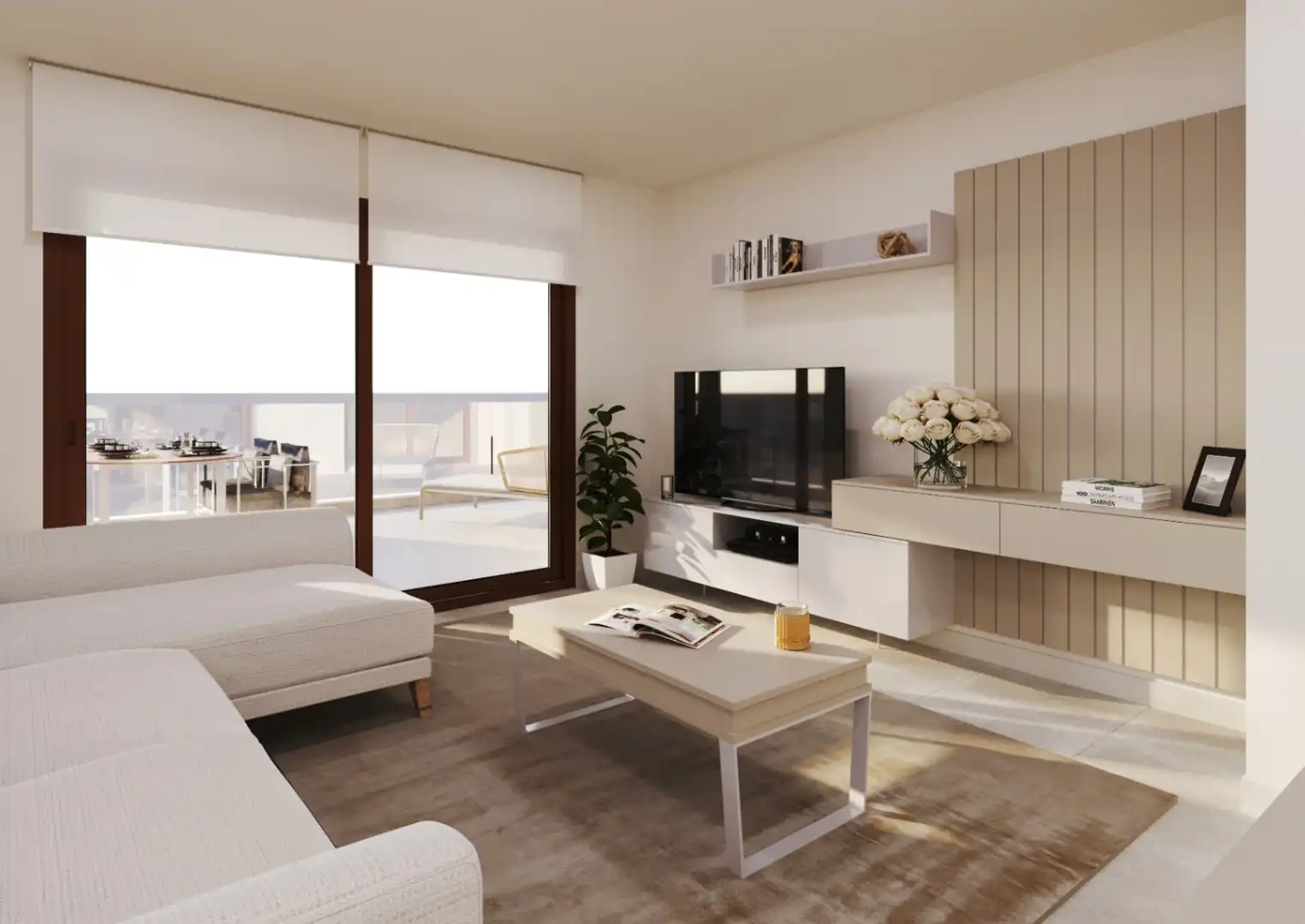 Living room of Flat for sale in Capdepera  with Terrace and Swimming Pool