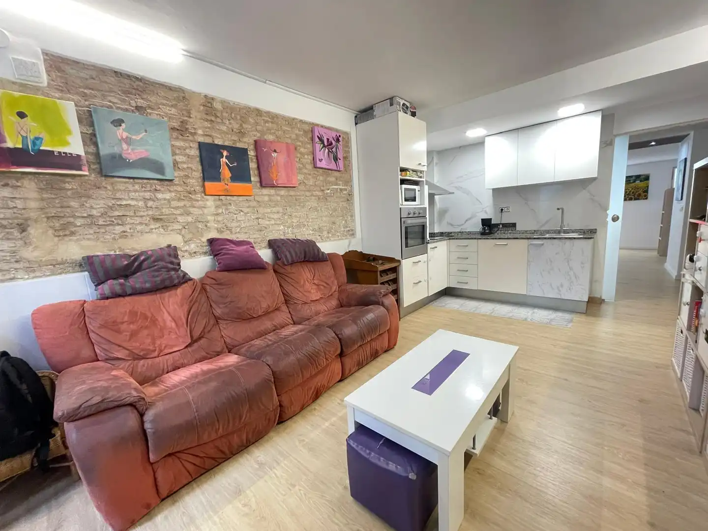 Sala de estar de Dúplex en venta en Barcelona