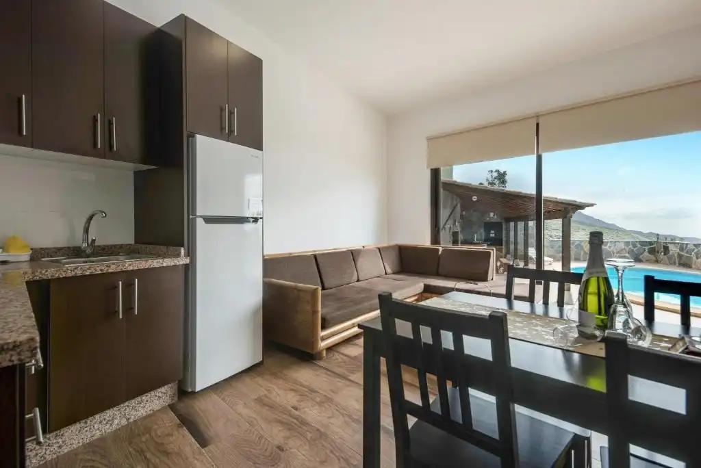 Sala de estar de Casa o chalet de alquiler en Adeje con Aire acondicionado, Calefacción y Jardín privado