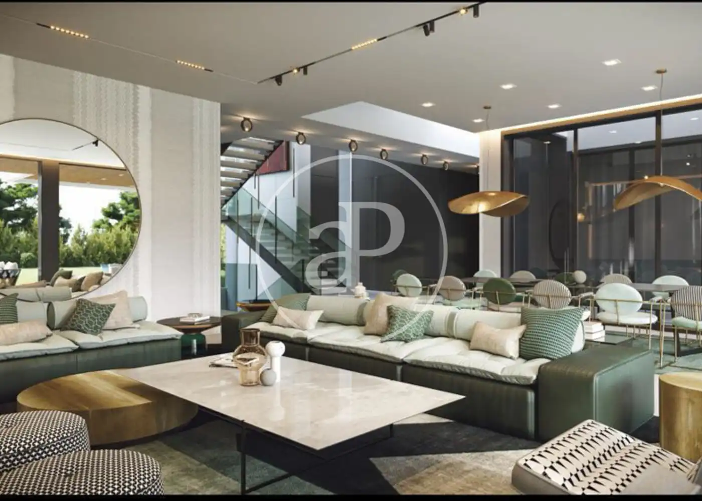 Sala de estar de Casa o chalet en venta en Madrid con Aire acondicionado, Calefacción y Jardín privado