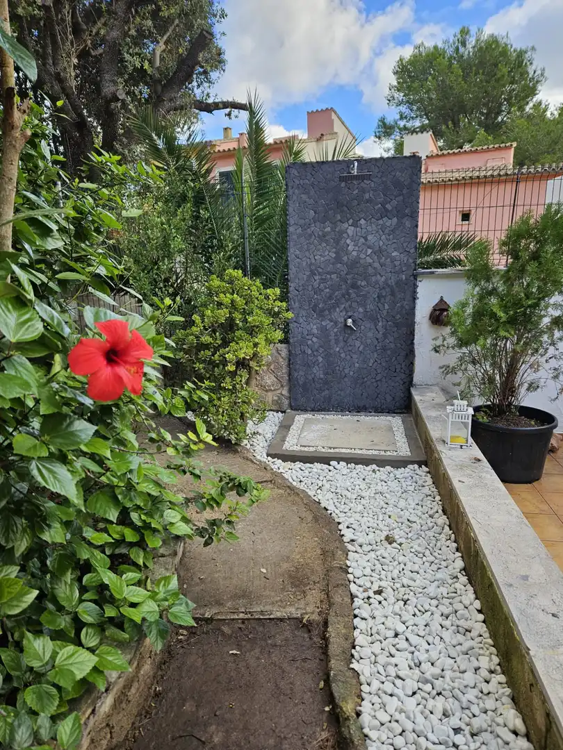 Jardín de Casa adosada de alquiler en Pollença con Aire acondicionado, Calefacción y Terraza