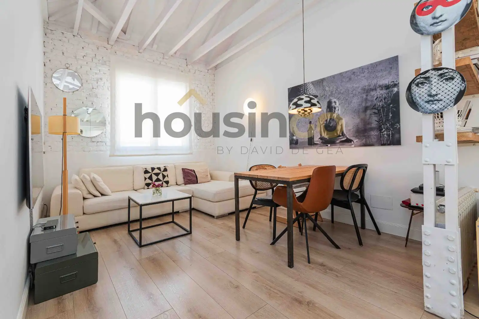 Sala de estar de Ático en venta en Madrid con Aire acondicionado, Calefacción y Terraza