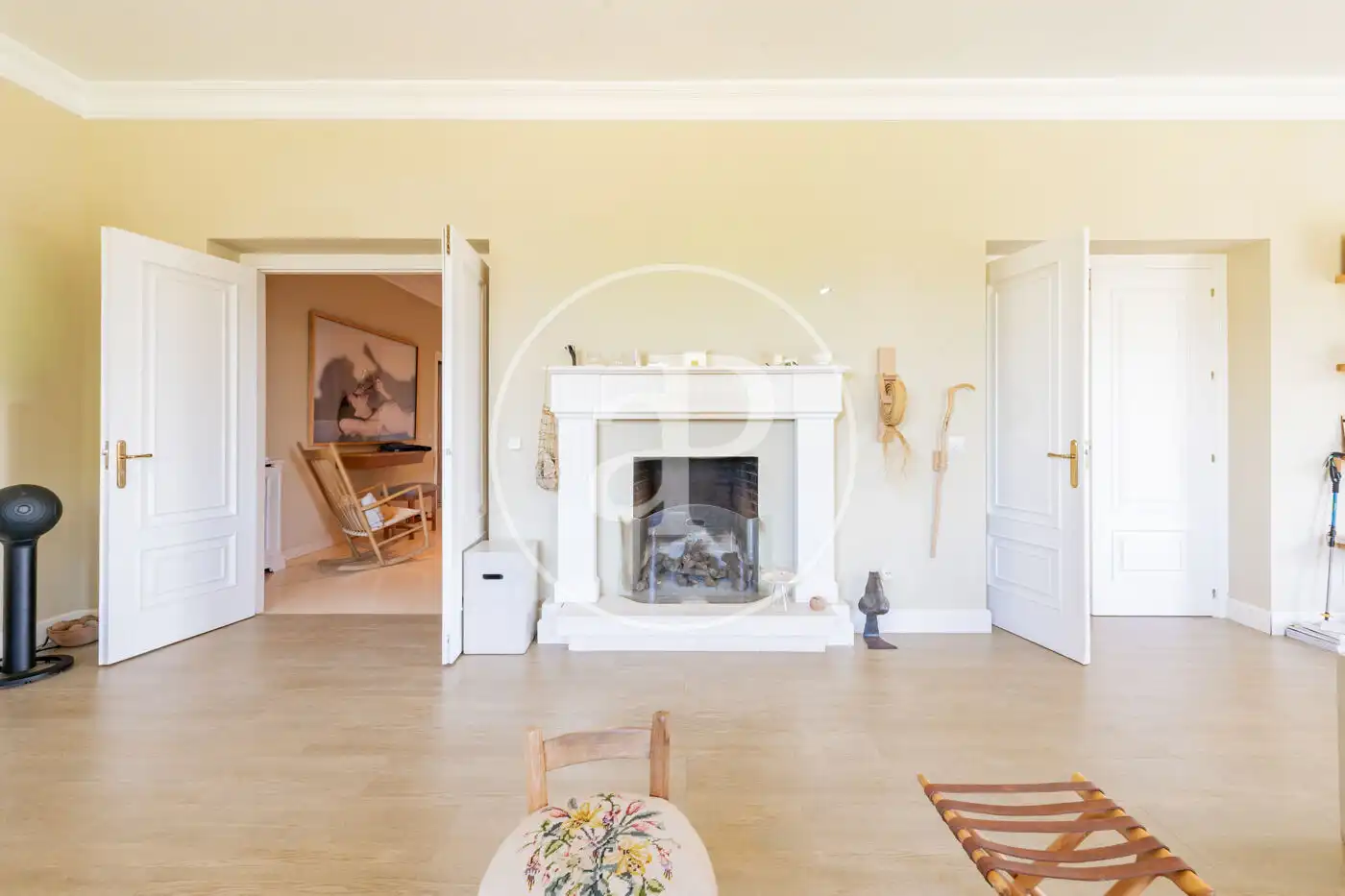 Sala de estar de Casa o chalet de alquiler en Pozuelo de Alarcón con Aire acondicionado, Calefacción y Jardín privado