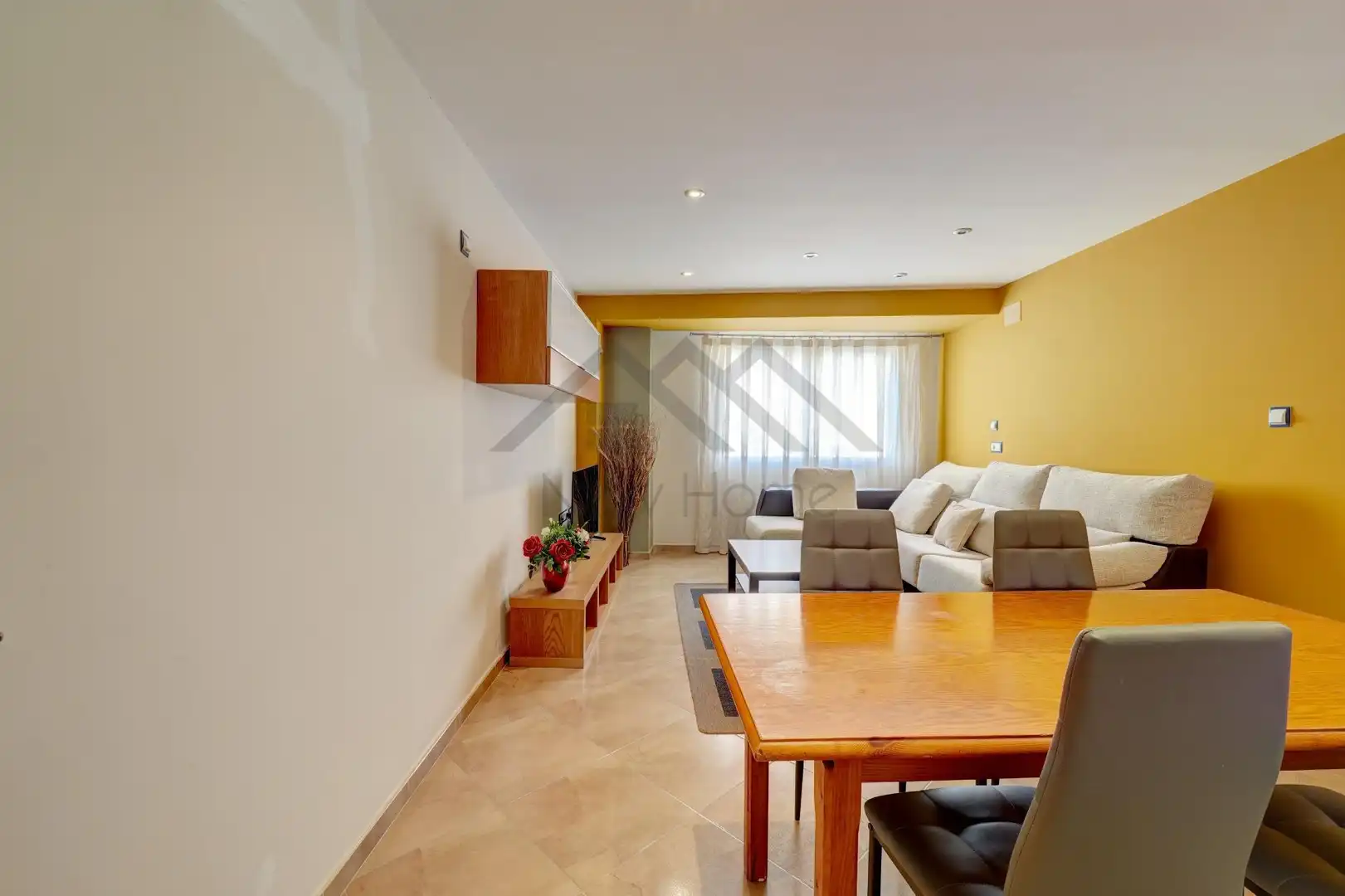Living room of Flat for sale in La Pobla de Vallbona  with Air Conditioner, Heating and Balcony