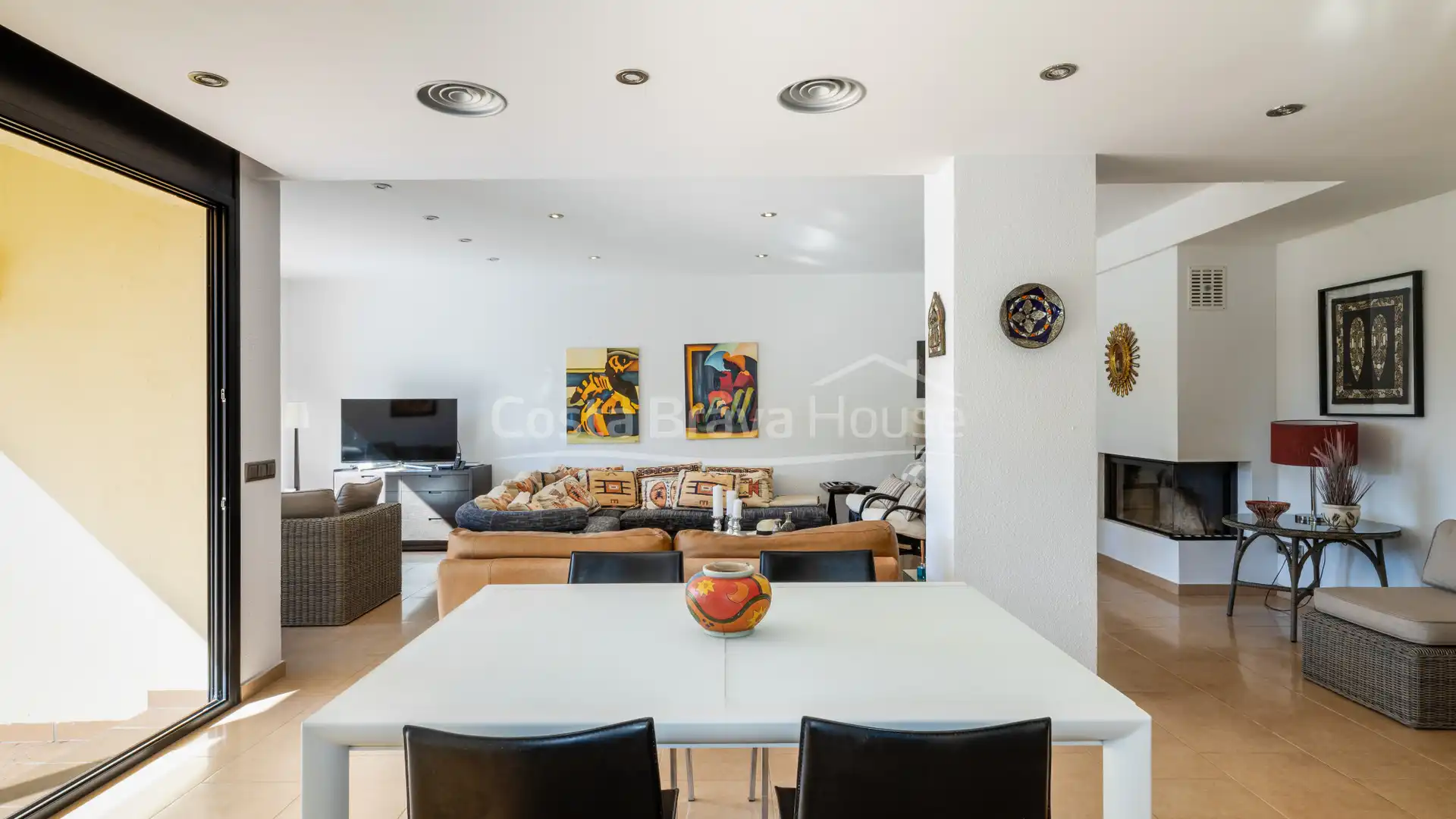 Sala de estar de Casa o chalet en venta en Palafrugell con Aire acondicionado, Calefacción y Jardín privado