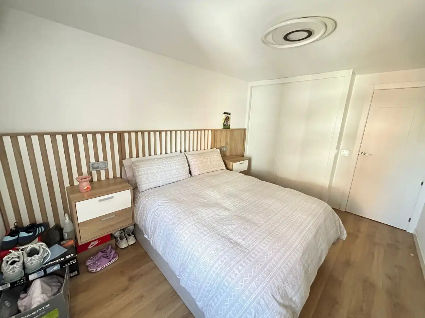 Bedroom of Flat for sale in Madrid  with Air Conditioner, Heating and Furnished
