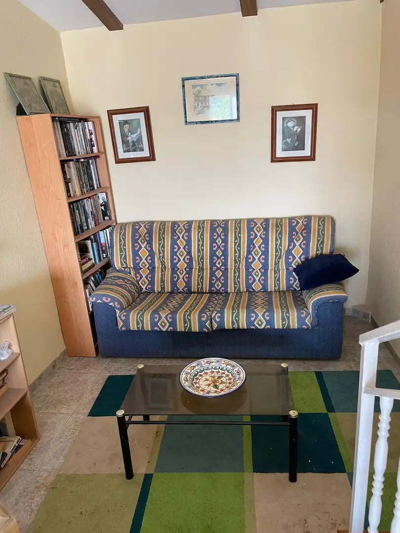 Sala de estar de Casa o chalet en venta en Vilamarxant con Jardín privado, Piscina y Amueblado