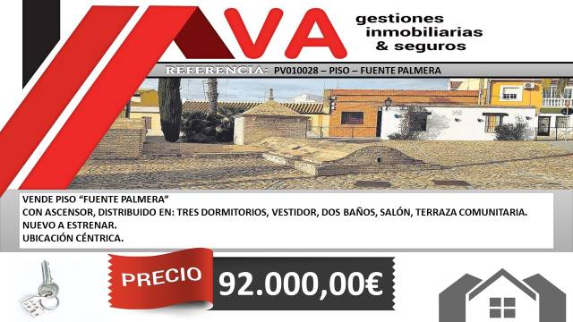 Piso en Venta en Plaza Real en Fuente Palmera