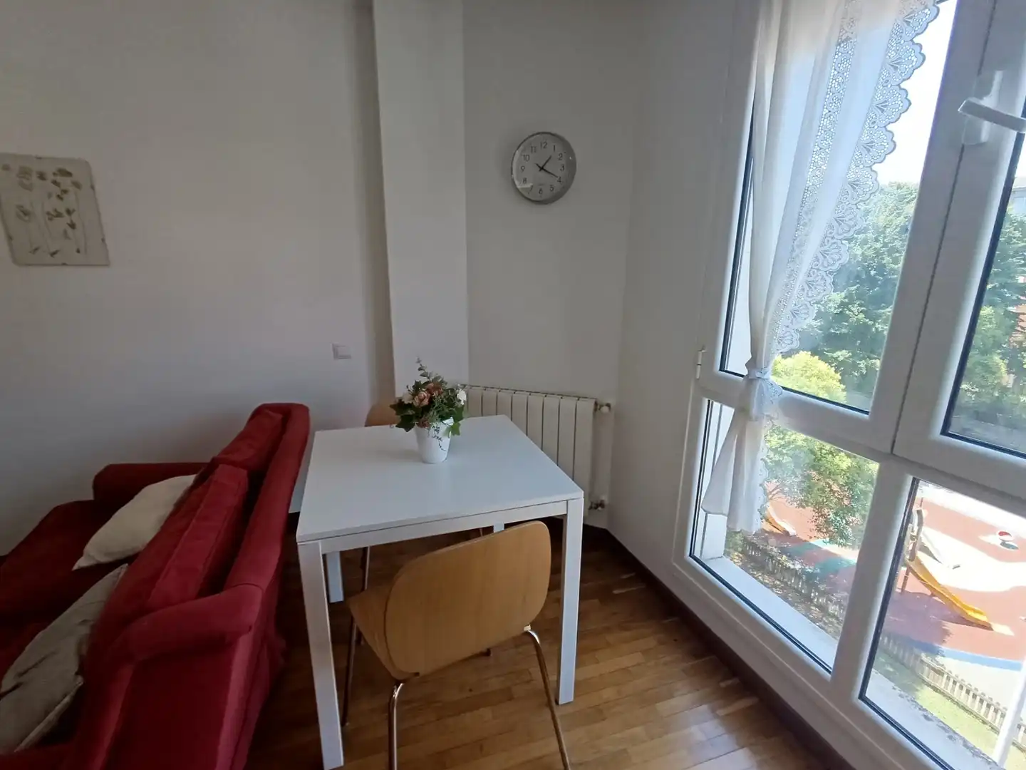 Dining room of Apartments for rent in Gijón   with Heating, Storage room and Furnished