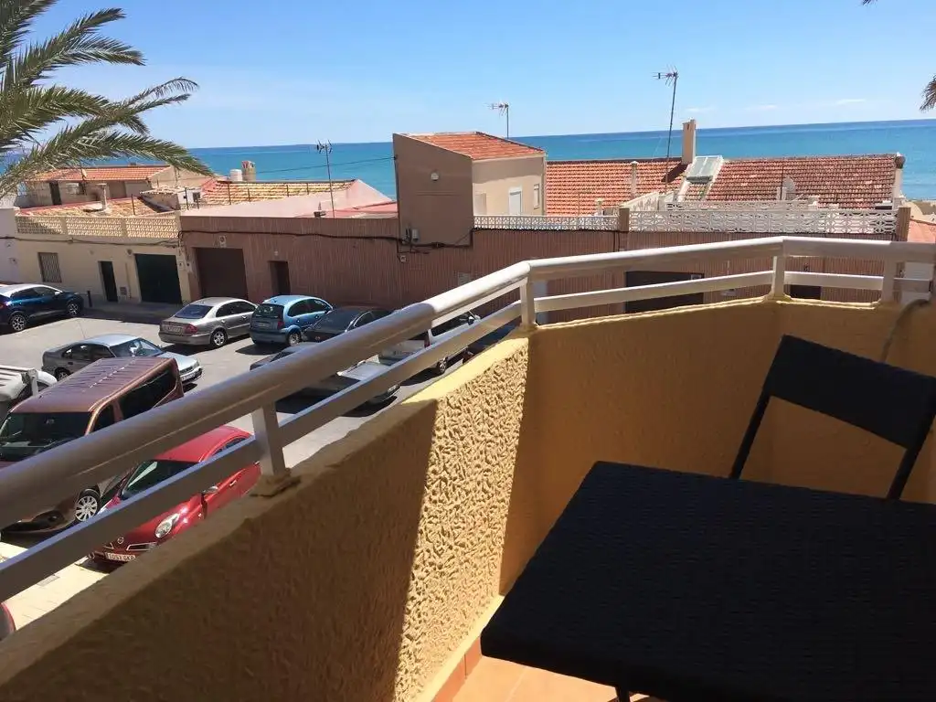 Balcony of Flat for sale in Guardamar del Segura  with Air Conditioner, Heating and Furnished
