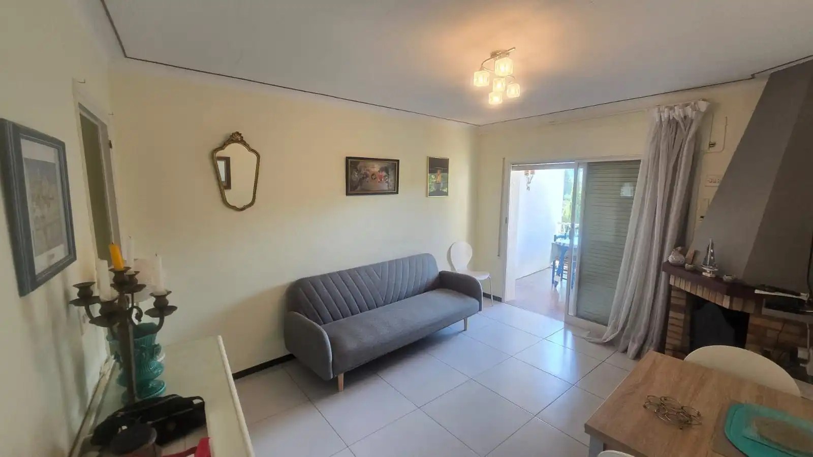 Sala de estar de Apartamento en venta en Roses con Terraza