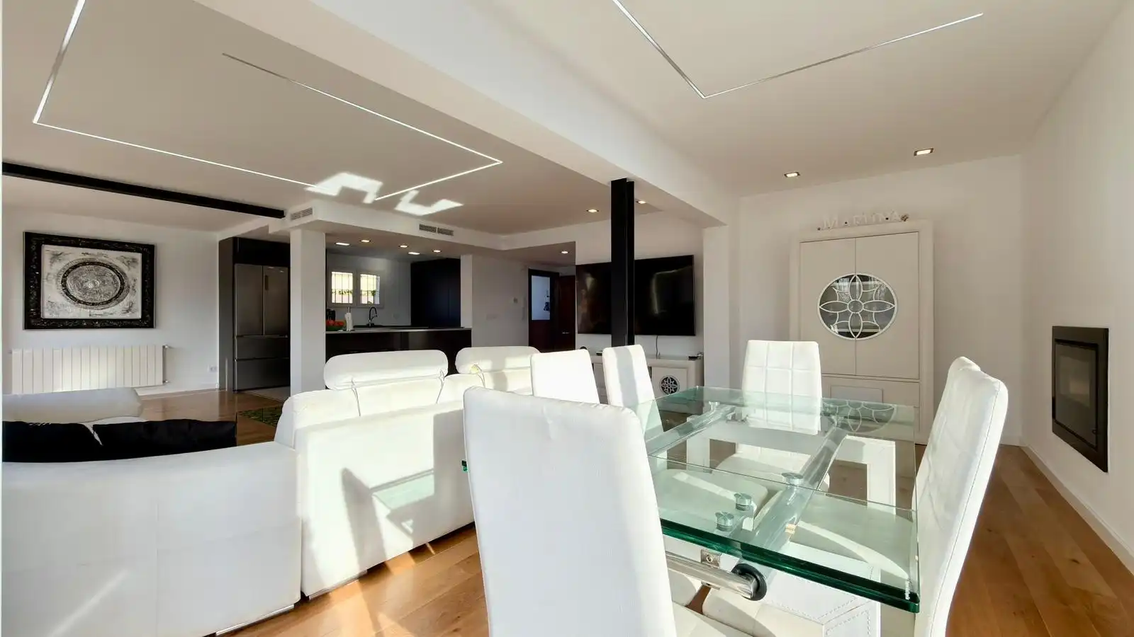 Dining room of Houses for sale in El Campello  with Air Conditioner, Terrace and Swimming Pool