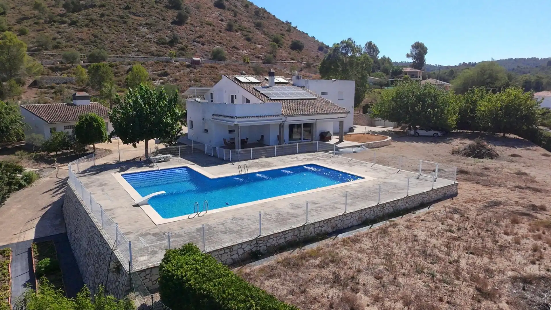Piscina de Casa o xalet en venda en Xàtiva amb Aire condicionat, Calefacció i Jardí privat