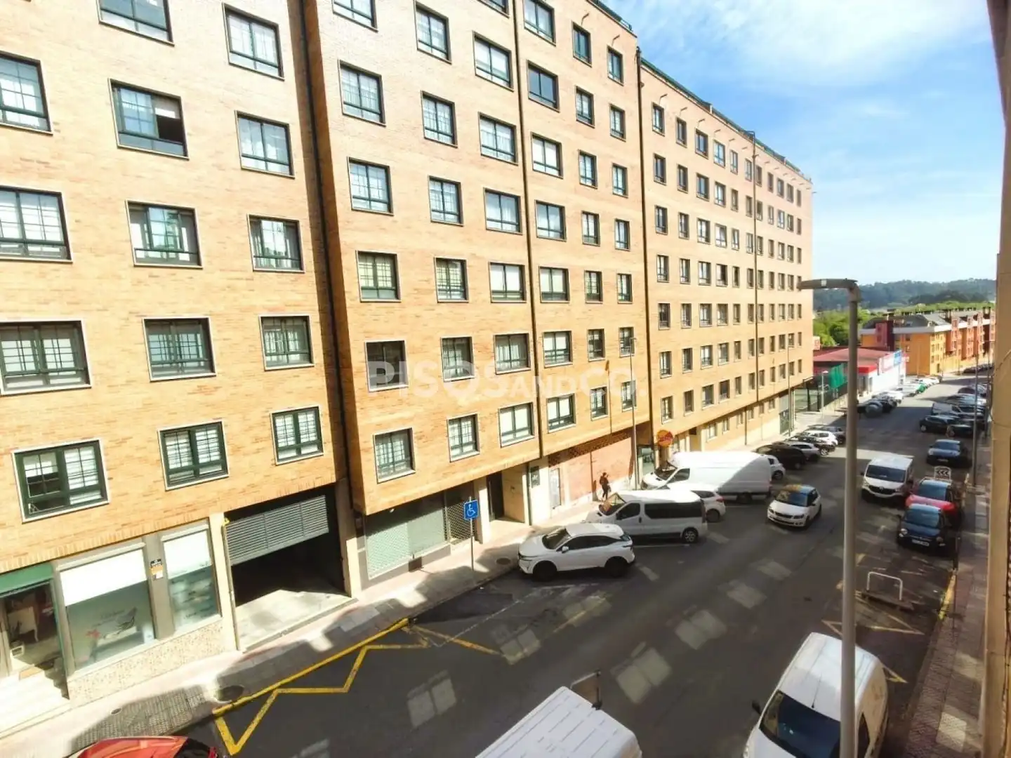 Vista exterior de Piso en venta en Cambre  con Calefacción, Trastero y Amueblado