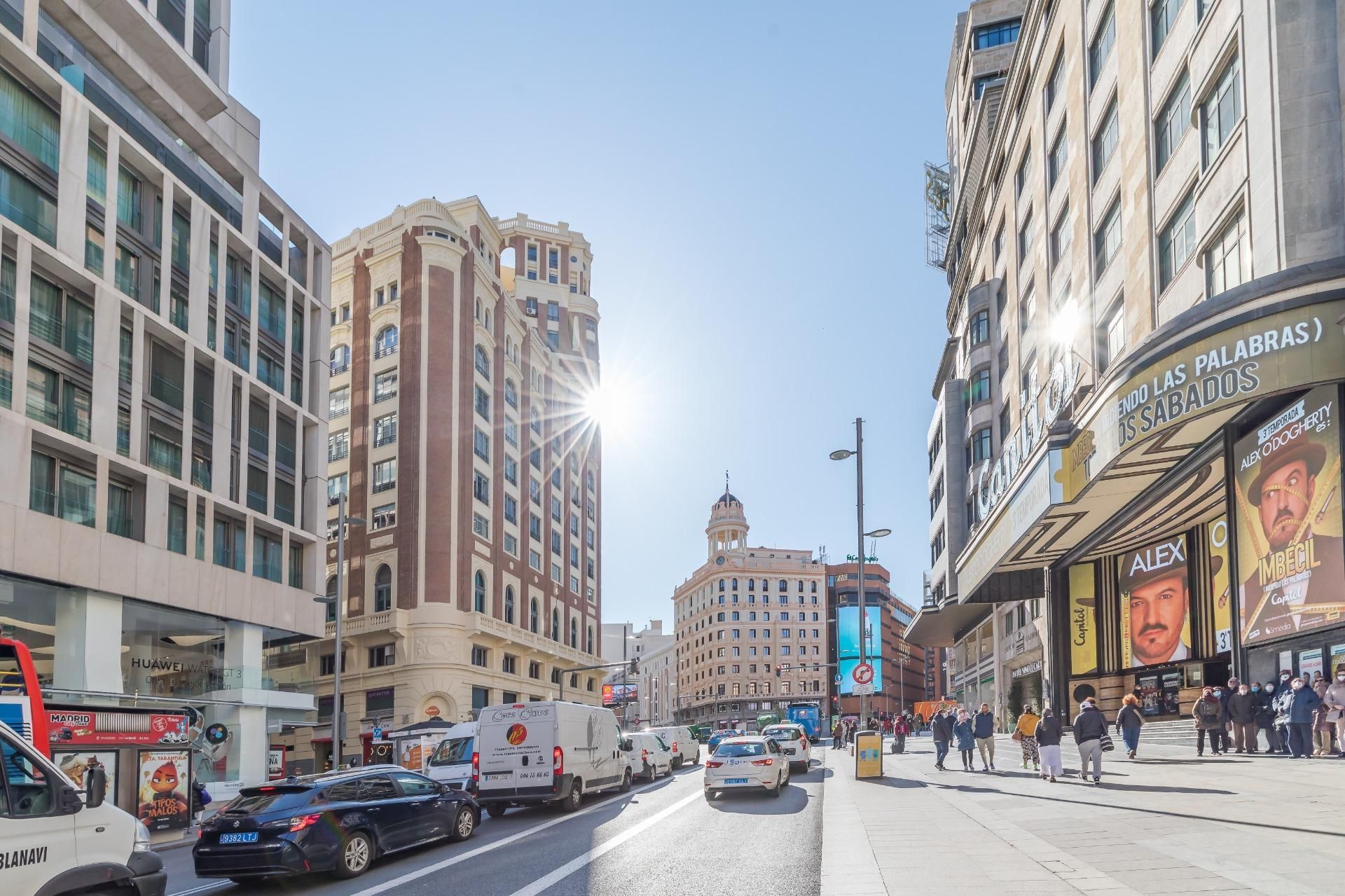 Vista exterior de Planta baixa de lloguer en  Madrid Capital amb Aire condicionat i Moblat