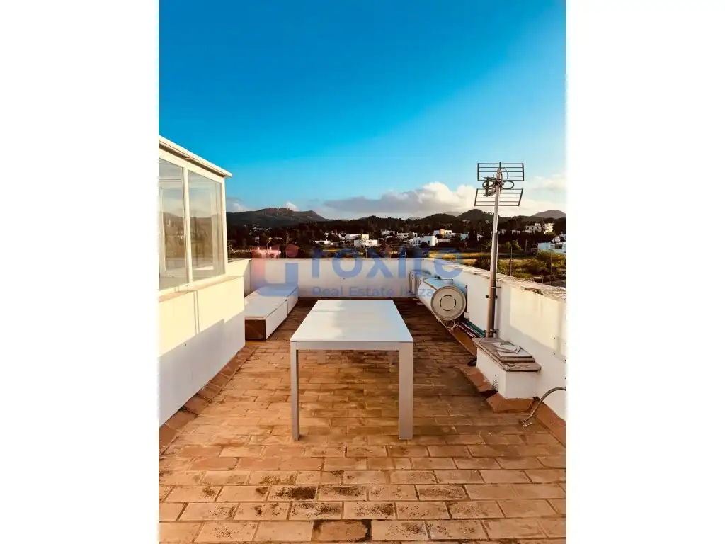 Terrassa de Dúplex de lloguer en Sant Josep de sa Talaia amb Aire condicionat, Jardí privat i Terrassa