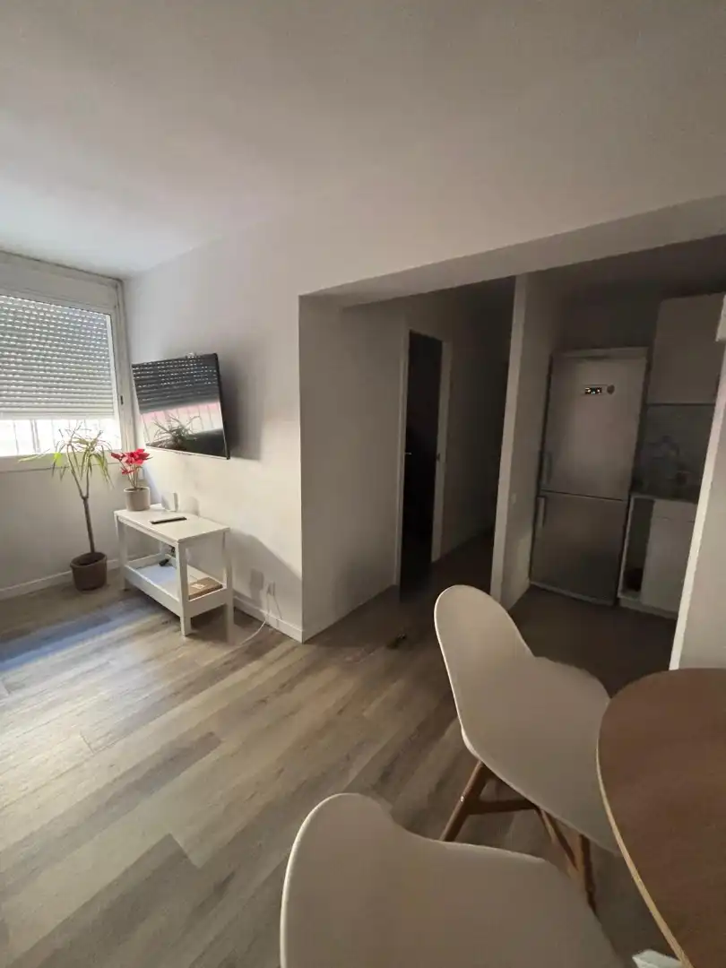 Living room of Flat for rent in Barcelona  with Air Conditioner, Heating and Parquet flooring