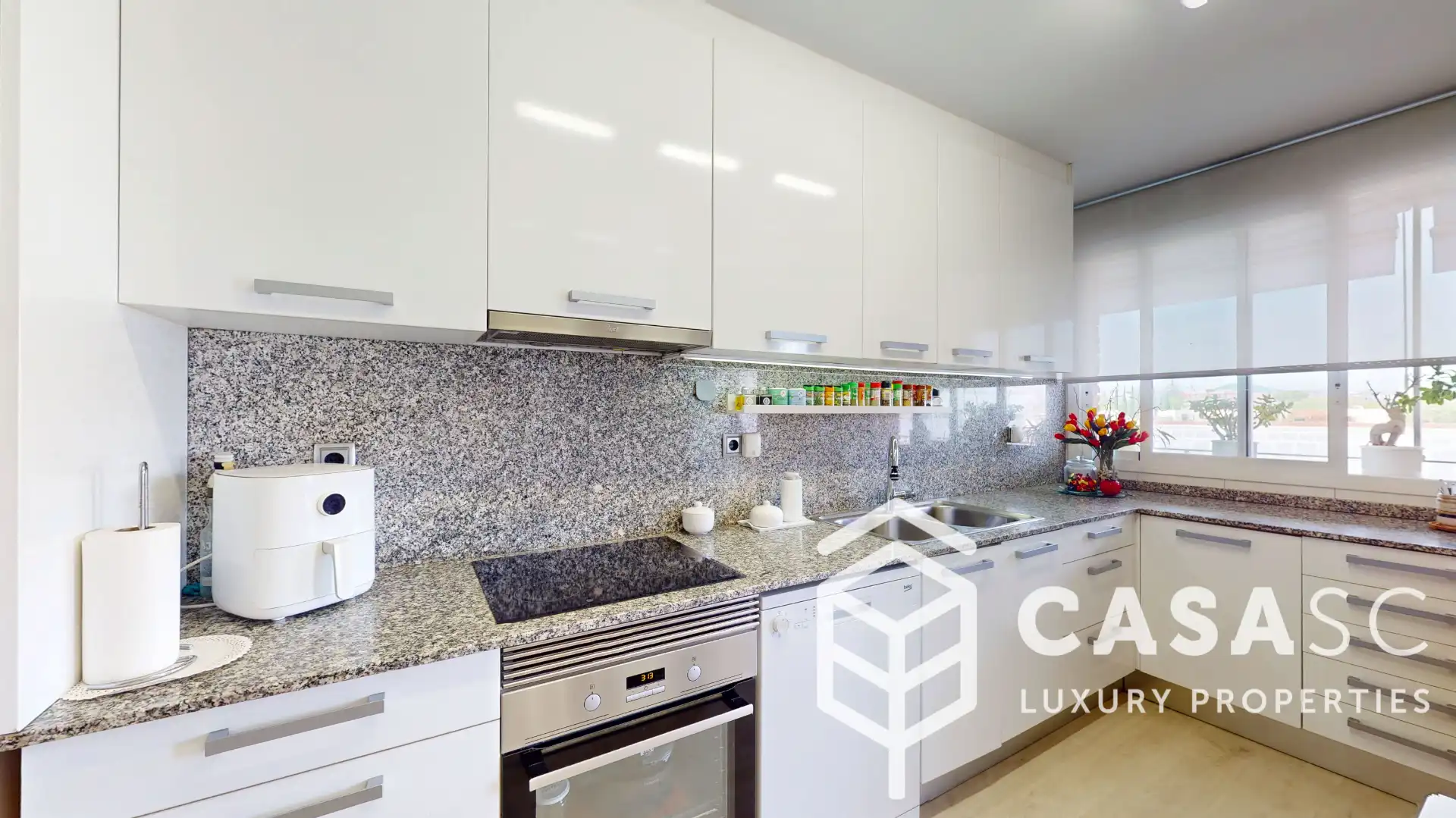Kitchen of Attic for sale in Sant Cugat del Vallès  with Air Conditioner, Heating and Parquet flooring