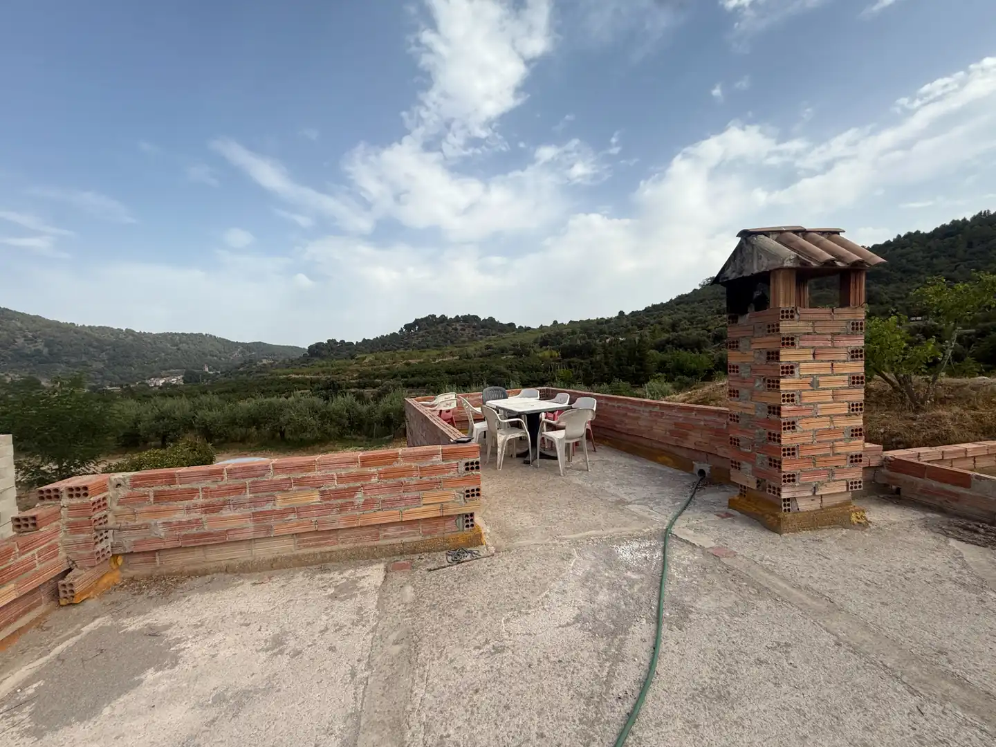 Terrassa de Finca rústica en venda en L'Aleixar amb Calefacció, Jardí privat i Parquet