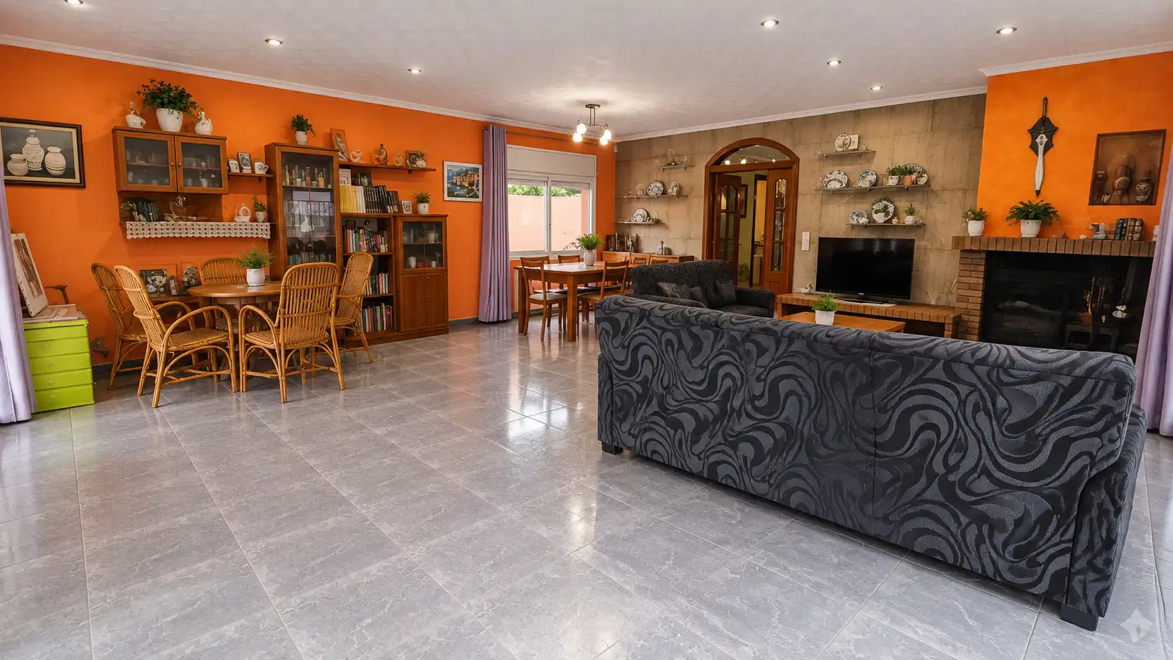 Living room of Houses for sale in Llers, Girona