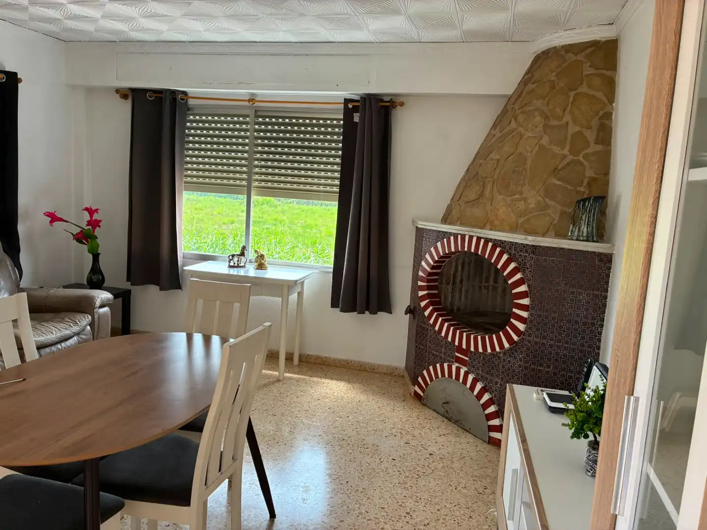 Menjador de Casa o xalet en venda en Cullera amb Jardí privat i Moblat