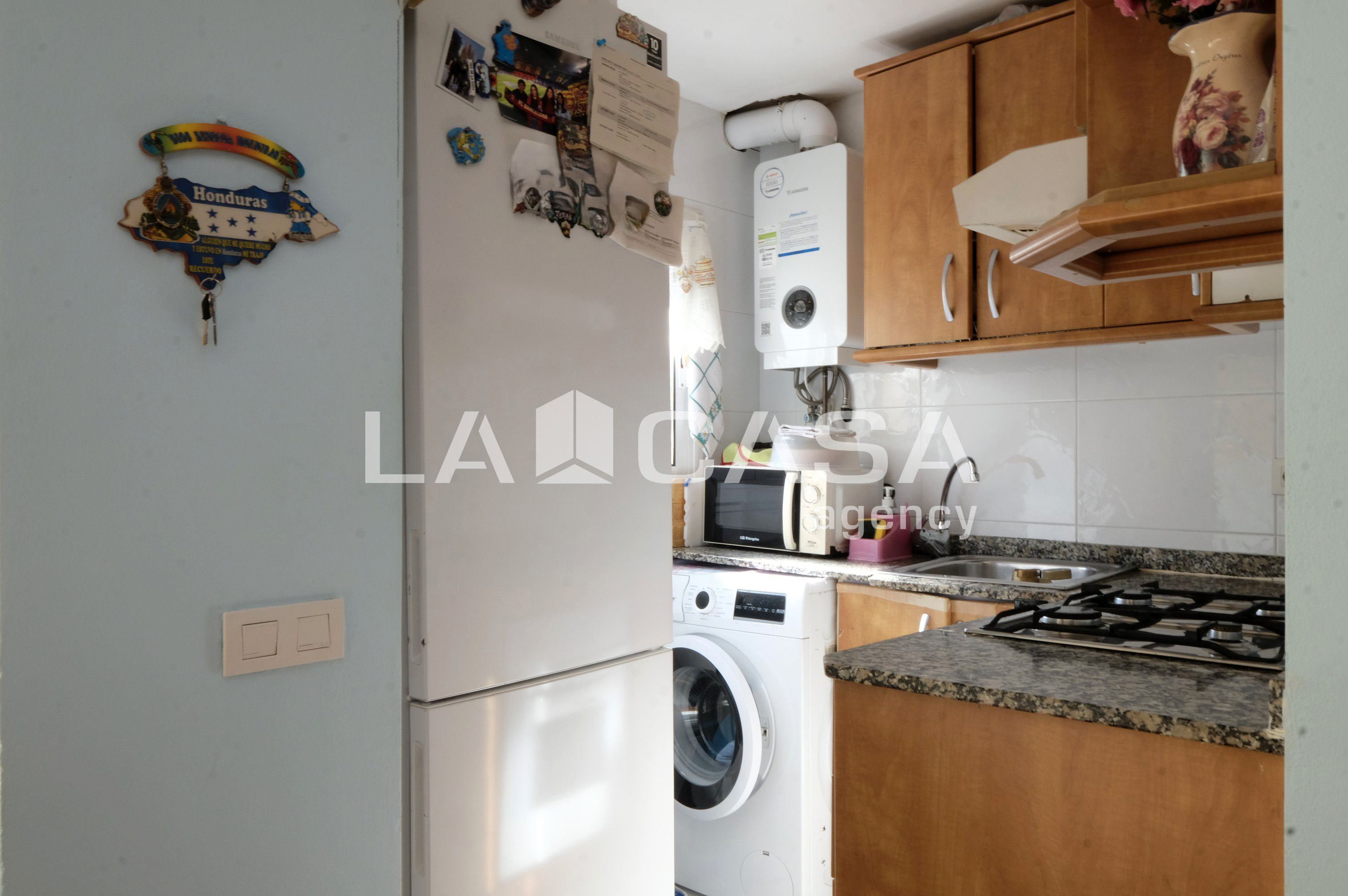 Kitchen of Flat for sale in  Barcelona Capital  with Heating
