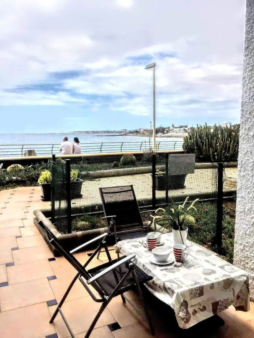 Terrasse von Wohnungen zur Miete in San Bartolomé de Tirajana mit Klimaanlage, Privatgarten und Terrasse