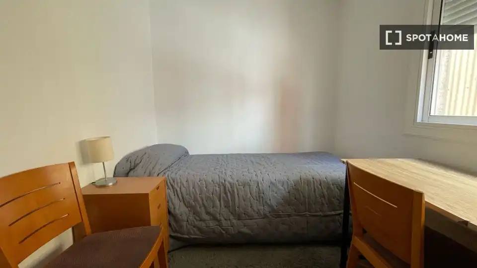 Habitación de Piso de alquiler en L'Hospitalet de Llobregat con Aire acondicionado, Calefacción y Amueblado