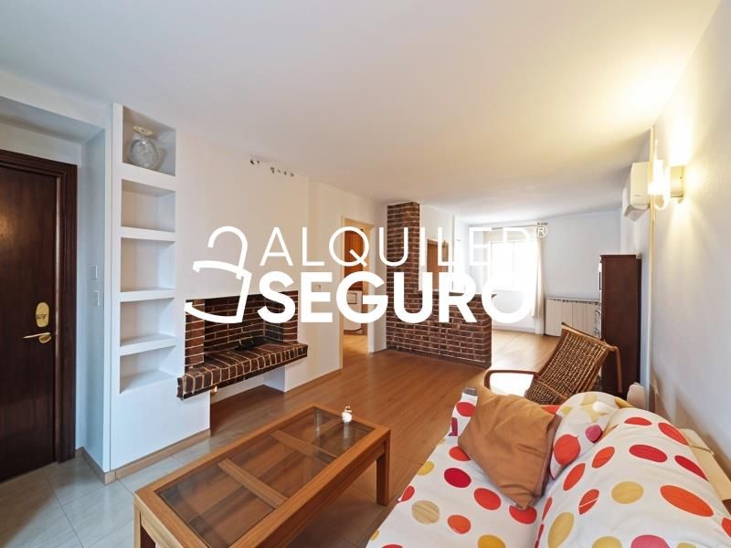 Living room of Flat to rent in  Madrid Capital  with Heating and Furnished