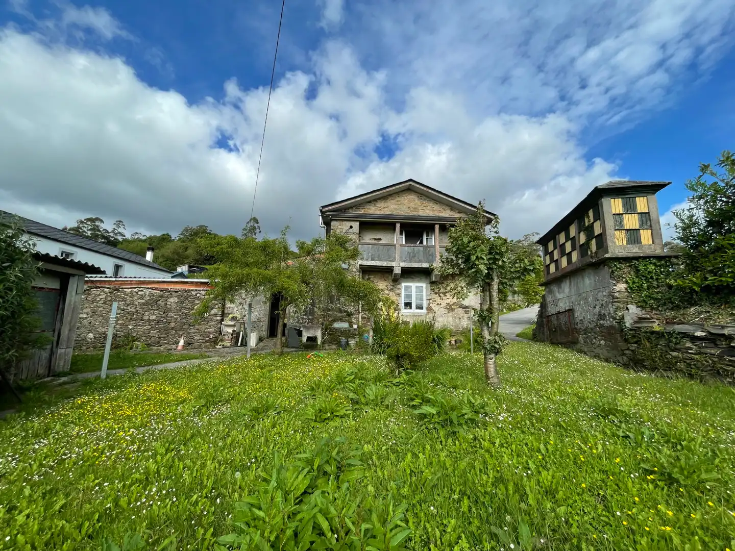 Exterior view of Houses for sale in As Somozas   with Private garden, Furnished and Oven